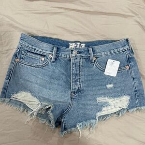 We the free free people  Denim Blue Women Shorts 26 NWT